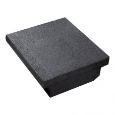 Traptrede massief met neus 45x15x50 cm antraciet Traptrede massief met neus 45x15x50 cm antraciet