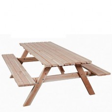 Douglas Picknicktafel 74x180x160 cm zitting op klapbaar 103417 Douglas Picknicktafel 74x180x160 cm zitting op klapbaar 103417