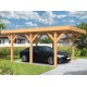 Carport Lemmer plat dak