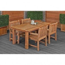 Tuintafel Modern teak L