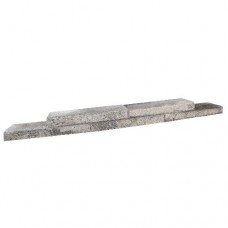 Abbey walling 55x20x6,5 cm grijs zwart Abbey walling 55x20x6,5 cm grijs zwart