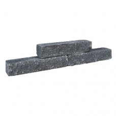 Tumbled crackwall gekloofd 40x10x8 cm zwart Tumbled crackwall gekloofd 40x10x8 cm zwart