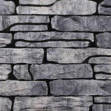 Stone walling naturel grijs zwart