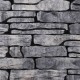 Stone walling naturel grijs zwart