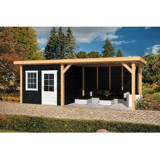 DHZ overkapping plat dak Holten lariks/douglas DHZ overkapping plat dak Holten lariks/douglas
