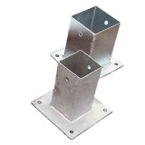 Paalhouder gegalvaniseerd 12,1x12,1 cm +€ 47,80