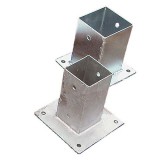 Paalhouder gegalvaniseerd 9,1x9,1 cm +€ 31,40